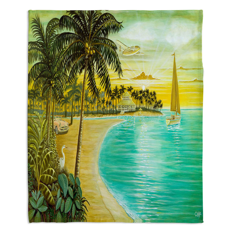  Couverture Tropic Cove, 51 po x 60 po