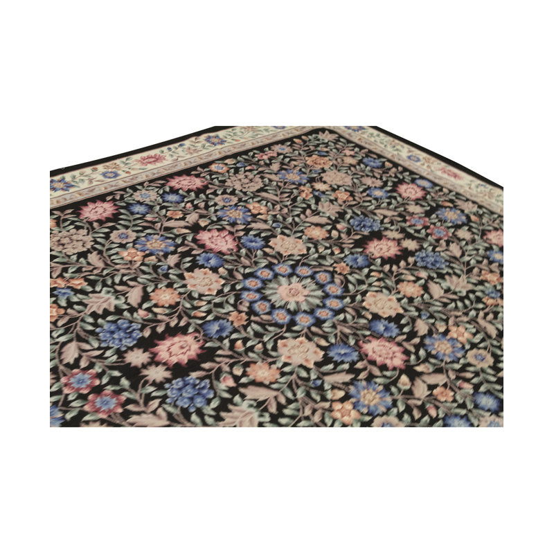 Wool Floral Area Rug