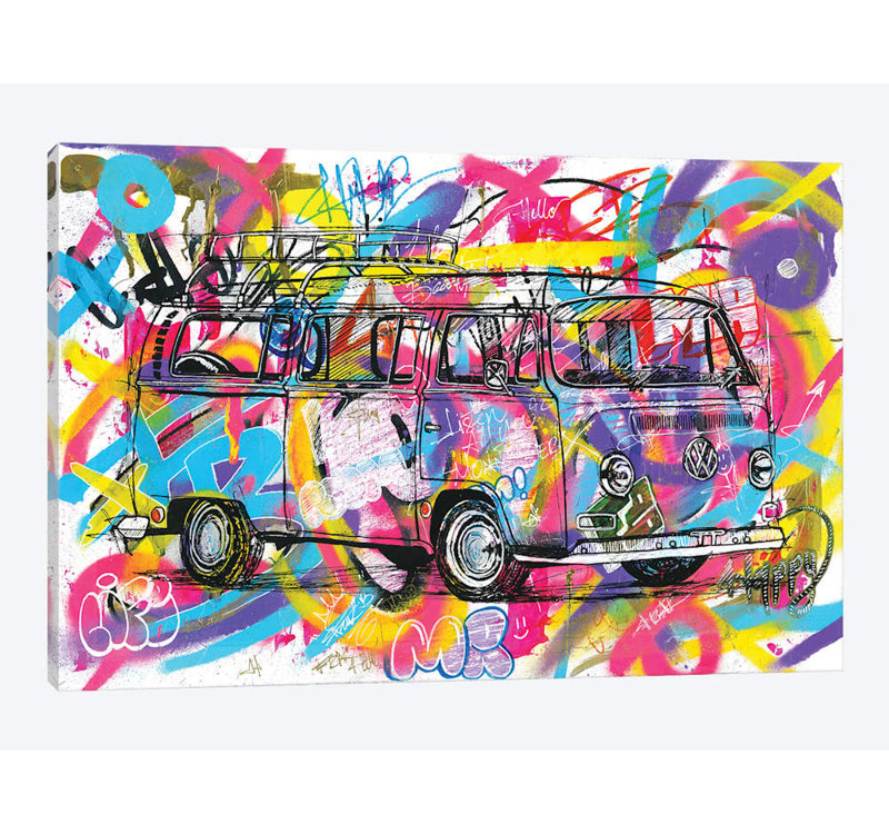 Reproduction d'art sur toile, H 40 po x l 60 po x P 1,5 po, Toile tendue, Pas de tapis