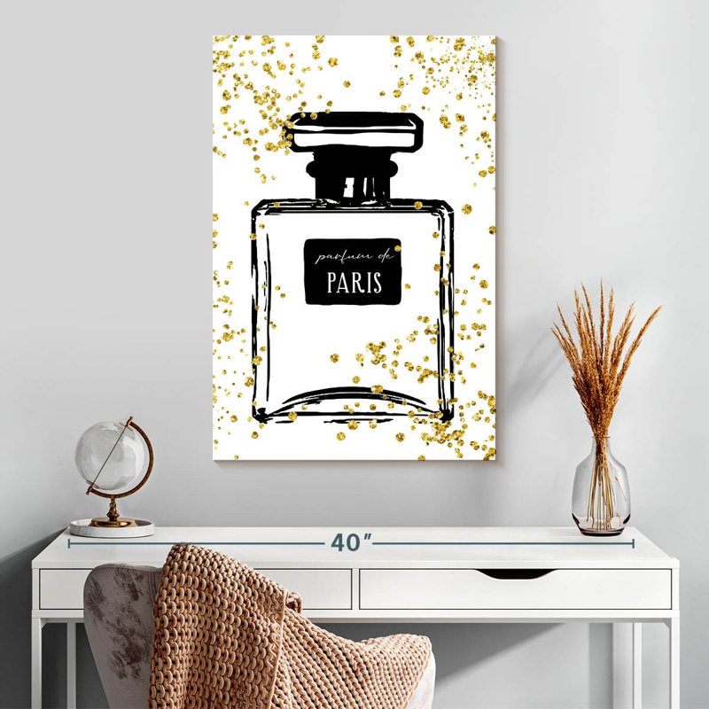 Senne Glitter Perfume I, 30" H x 20" W