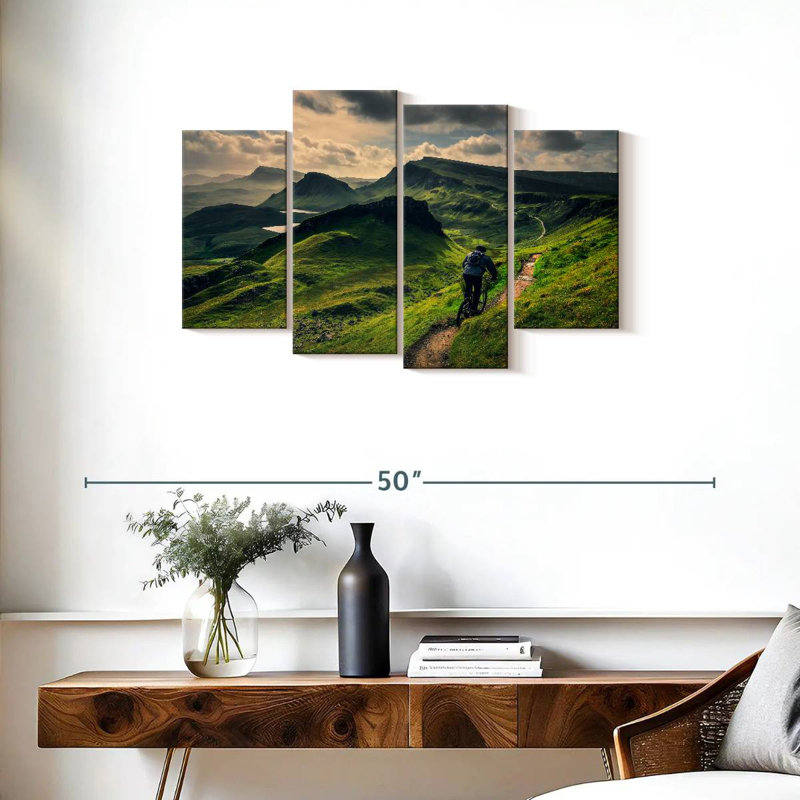 Sireci Mountain Biking Trail, 22" H x 36" W