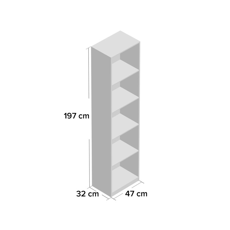 Arpelar 197cm Bookcase