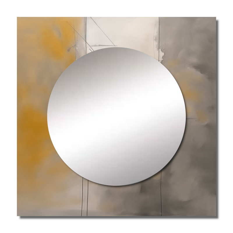 Eray - miroir mural minimaliste pour salle de bain, 23 po x 23 po