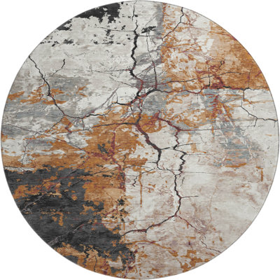 Premium Machine Washable Mayfield AMF2431 Abstract Rug