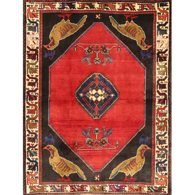 Tapis rouge/noir