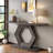 Ethereal 55.1" Farmhouse Wood Console Table-316320002
