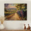 Vineyard In California Summer II - Impression sur bois de vigne - sur bois de pin naturel-977288262
