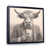 Black Floater Framed