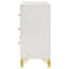 Commode de chambre blanche à 6 tiroirs
