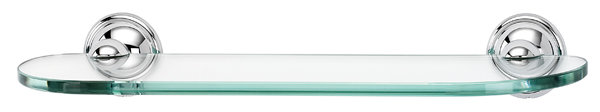 Yale Wall Shelf, Polished Chrome