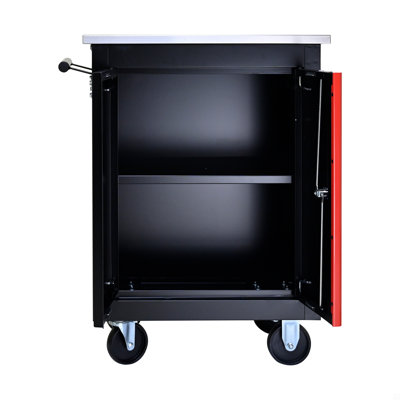 Double-Door Clapboardl Multi-Function Tool Cart