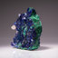 Azurite et malachite de la mine de Tsumeb, District d'Otavi-Bergland, Oshikoto, Namibie
