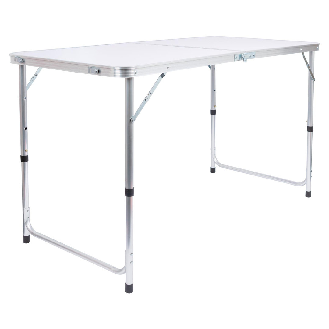 120cm Rectangular Adjustable Folding Table