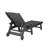 Premium 3-Piece Oversized Chaise Lounge Set with Side Table, All-Weather, 5 Positions, Wheels & Cup Holder-1795010181