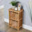Almeer 2 Rattan Drawer Bamboo Storage Unit