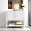 Meuble-lavabo en bois massif 36 po avec lavabo en céramique 36 po - Assemblage facile-1239941674
