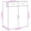 Vidaxl sideboard made of wood, 31.5 x 16.7 x 36.6 inch-599353848