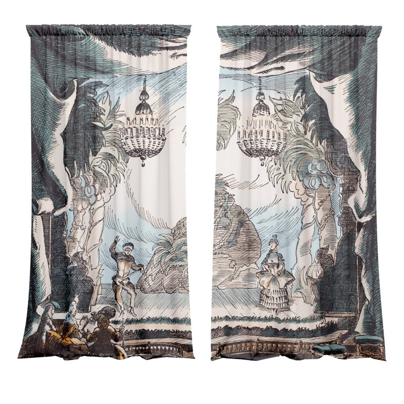 Velvet Blackout Curtain Panel Pair, 148cm Width x 250cm Drop