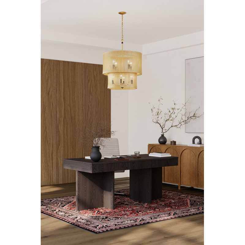 Luminaire suspendu 8 lumières 24 po Aven