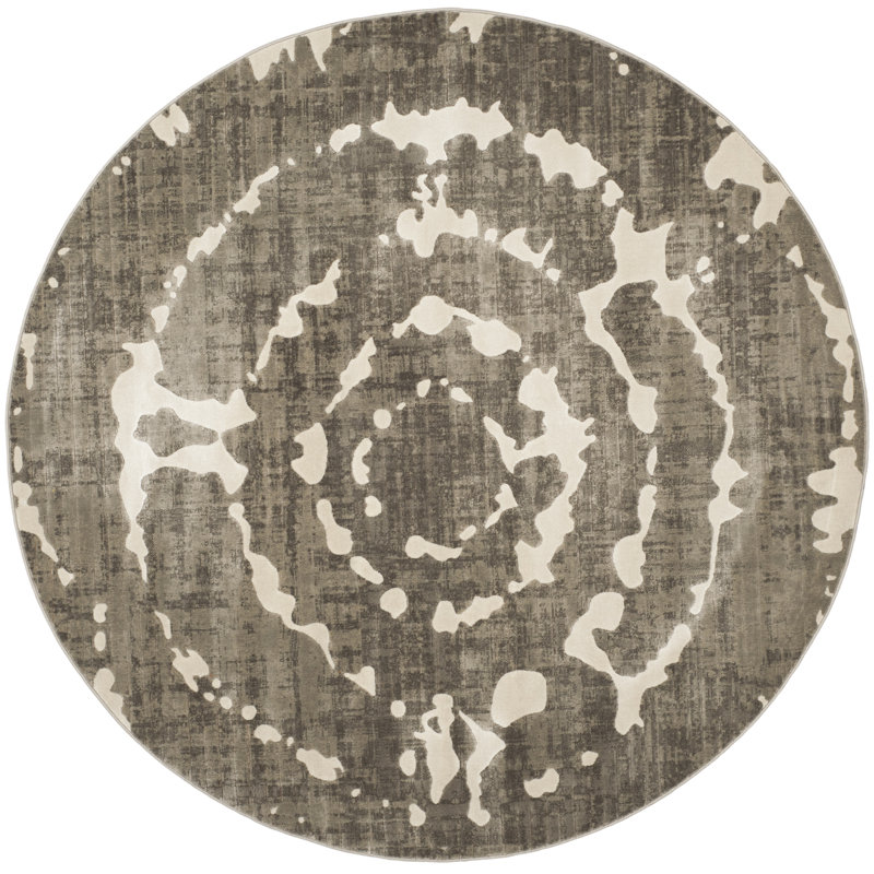Chaima Porcello Performance Abstract Rug, Round 6'7"