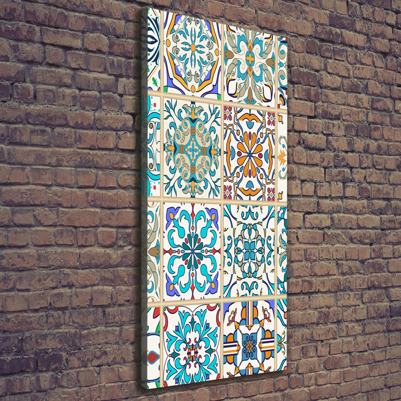 Ceramic Tiles - Wrapped Canvas Print