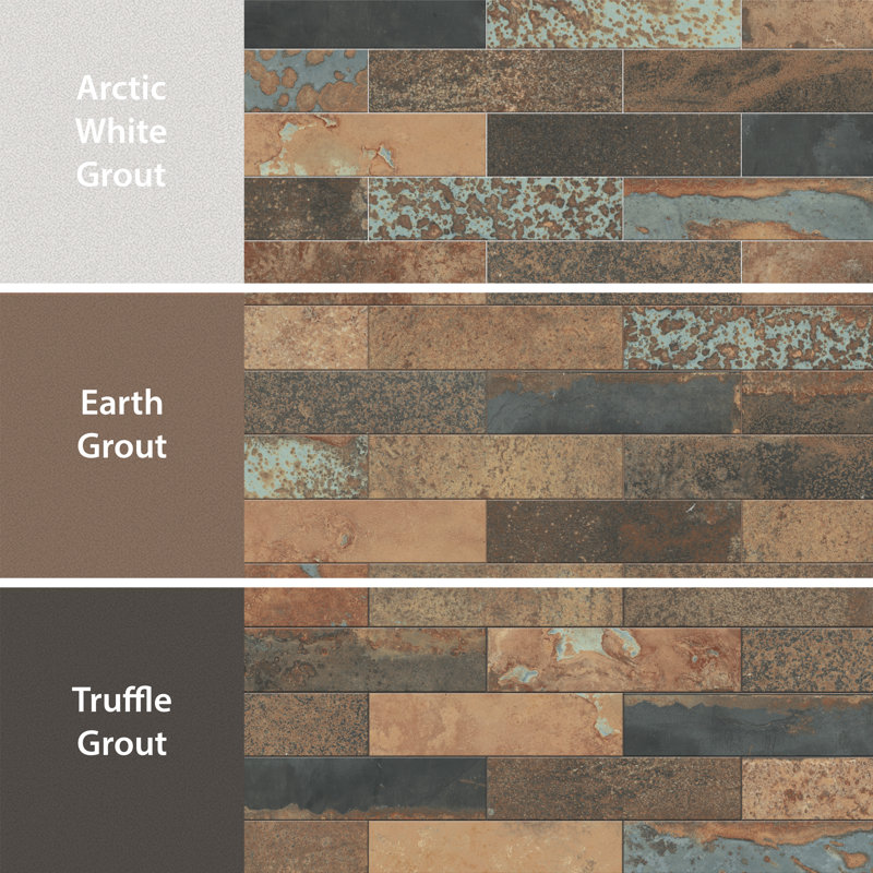 Maheno Brick 2-3/8 In. X 9-3/4 In. Porcelain Floor And Wall Tile