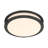 Ohara 14 in. Modern Matte Black Selectable 5 CCT Integrated LED Flush Mount for Bedrooms-73301441-73301452