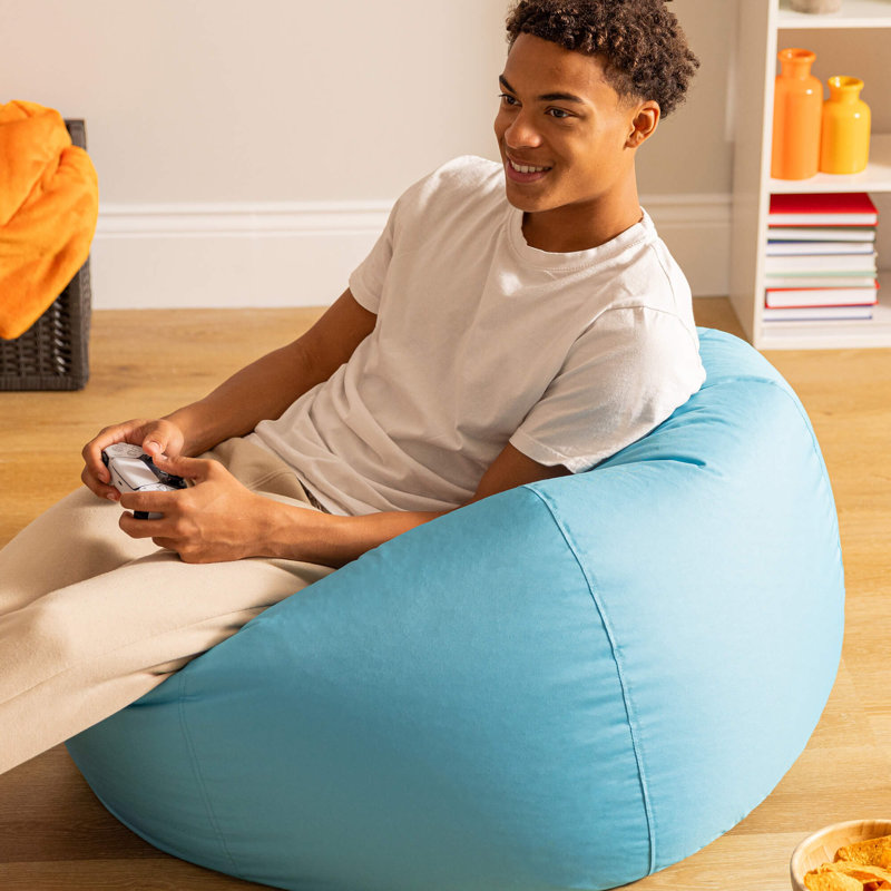 Kingston Water-Resistant Classic Bean Bag, Light Blue