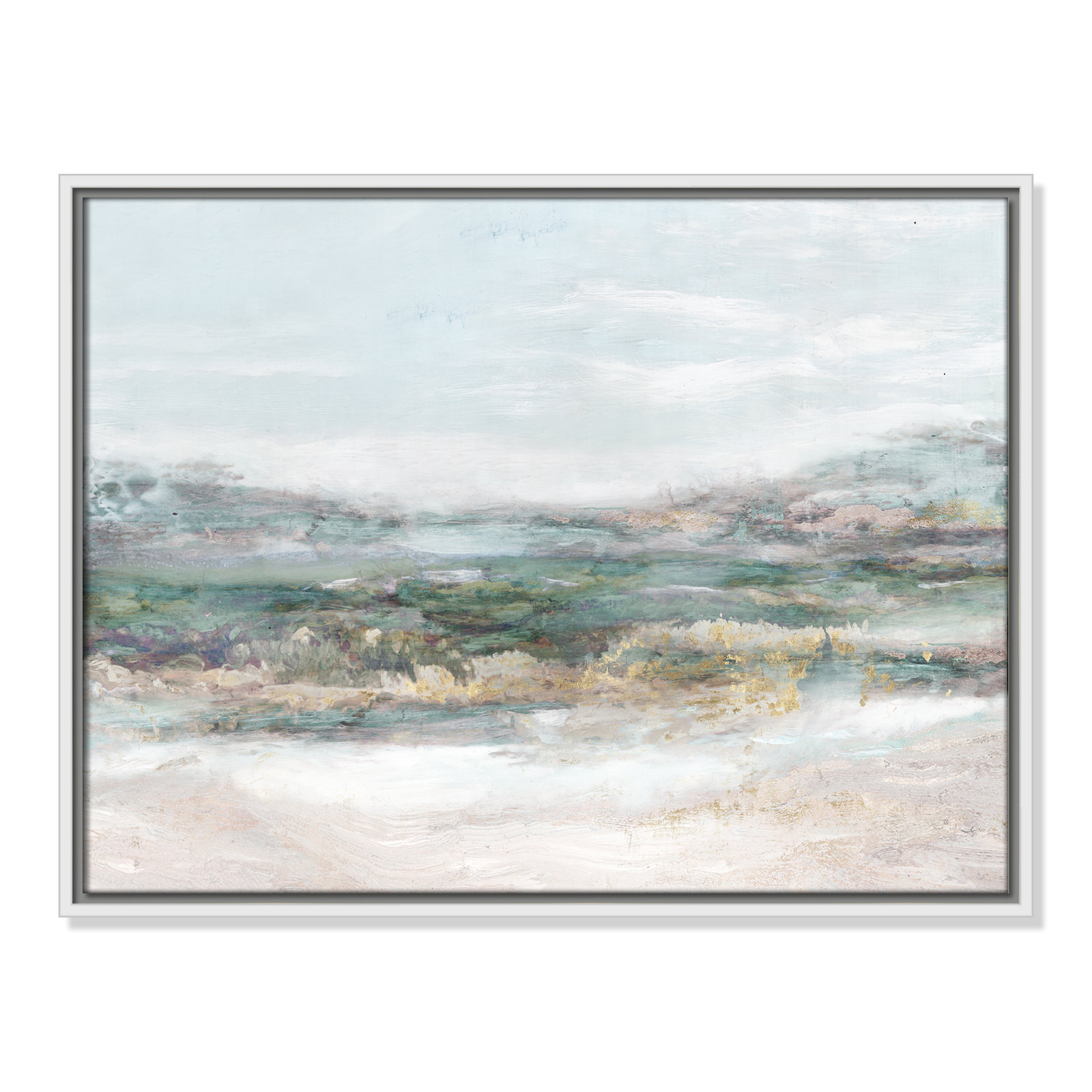 No Mat, White Framed Canvas, 19.5" H x 25.5" W x 2" D