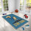Tapis luxueux, 100% polyester, 70,9 po x 110,2 po | Éponge stratifiée anti-dérapante 740 g / m² pour le confort | Antibactérien, facile à nettoyer, lavable à la machine | Parfait pour le salon et la chambre à coucher-58855390