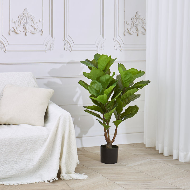 Artificial Fiddle Leaf Fig Tree 5Ft/7.2Ft, 35" x 22"