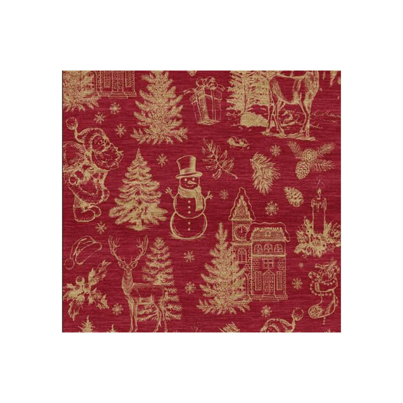 Washable Area Rug, Red gold, 60*100cm