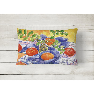 Outdoor Reversible Throw Pillow