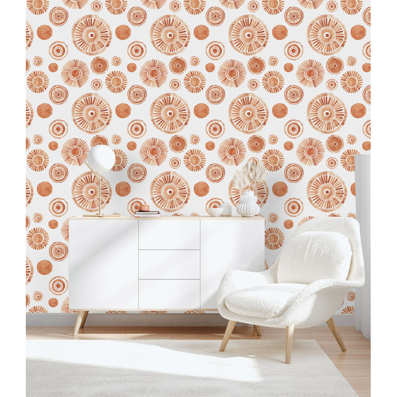 Panneau de papier peint Bella-Grace, L 10,4 po x L 25 po, Papier