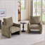 Fauteuil d'appoint surdimensionné en chenille 34,3 po-129386670