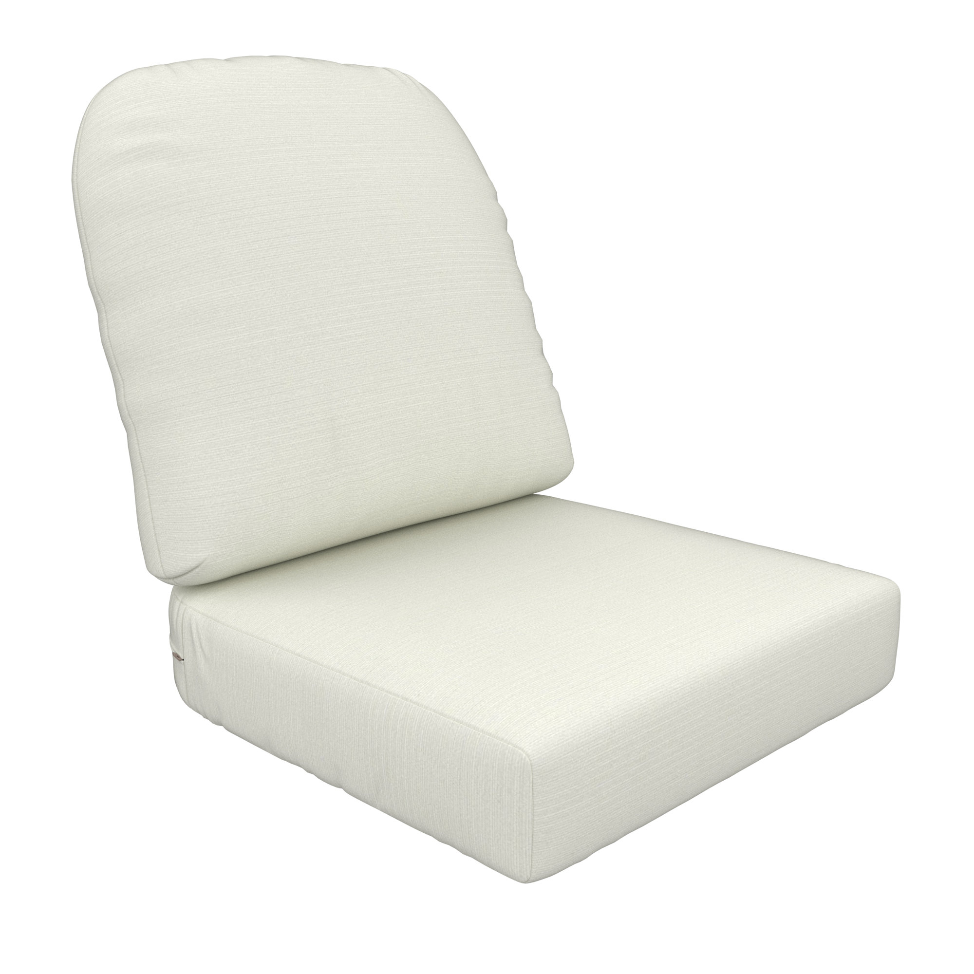 Amala Outdoor Sunbrella® Seat/Back Cushion, Canvas Natural Sunbrella® Canvas
