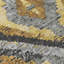 Tapis intérieur / extérieur doré lavable à la machine Xhevrie-701038389