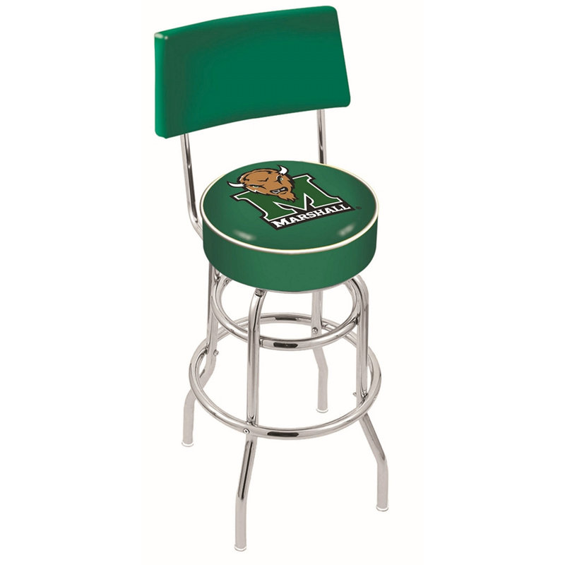 NCAA 30" Swivel Bar Stool, Marshall University