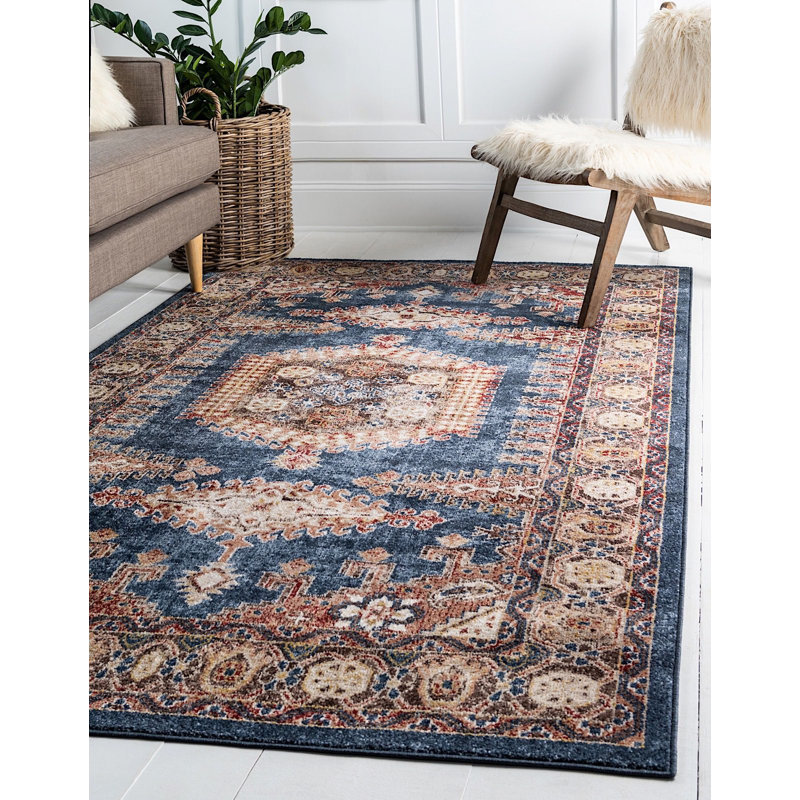 Tapis brun à motif oriental Ulla, Rectangle de 4 pi x 6 pi