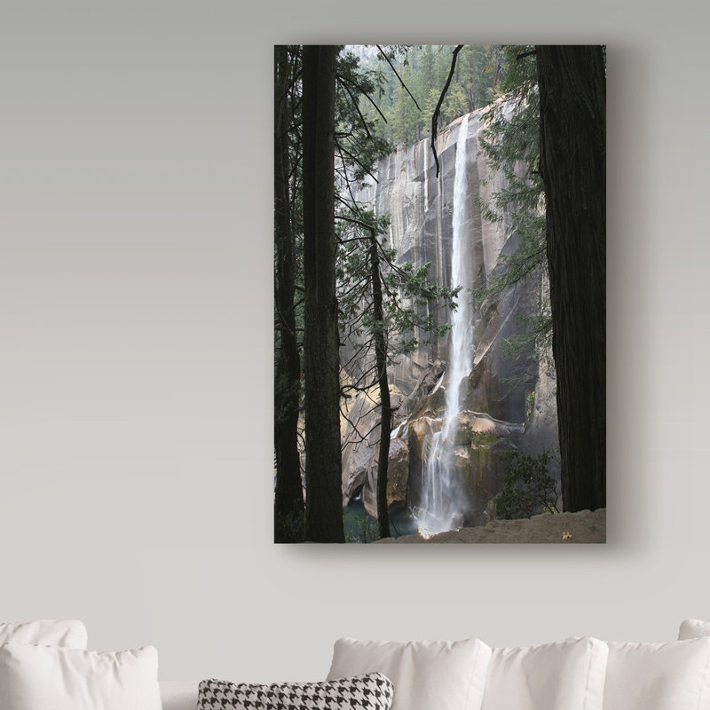 Avisha, «Vernal Falls», reproduction de photo sur toile tendue, H 19 po x l 12 po
