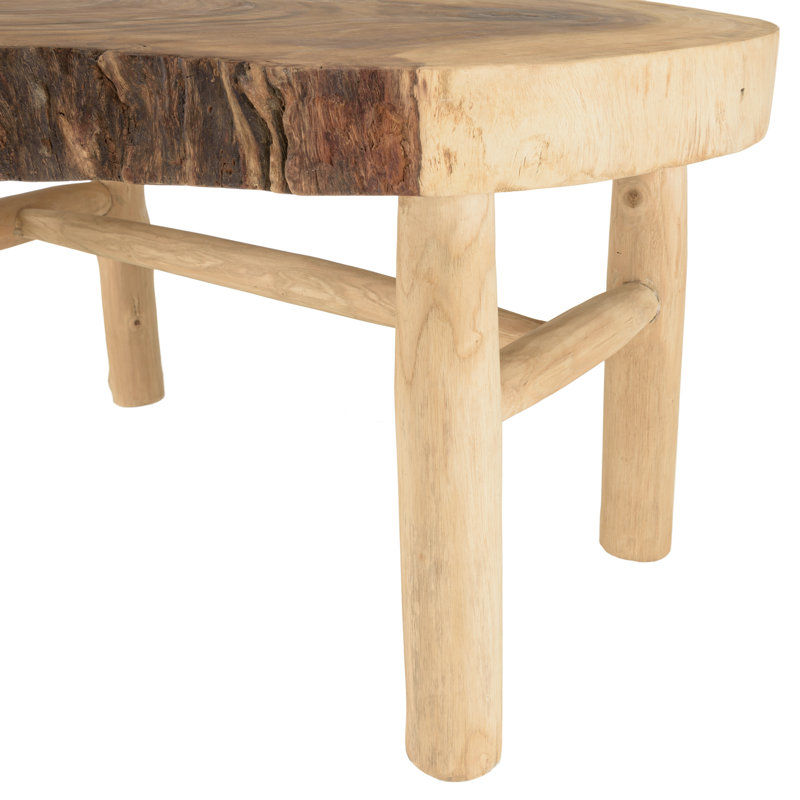Zech Solid Wood Four Leg Coffee Table