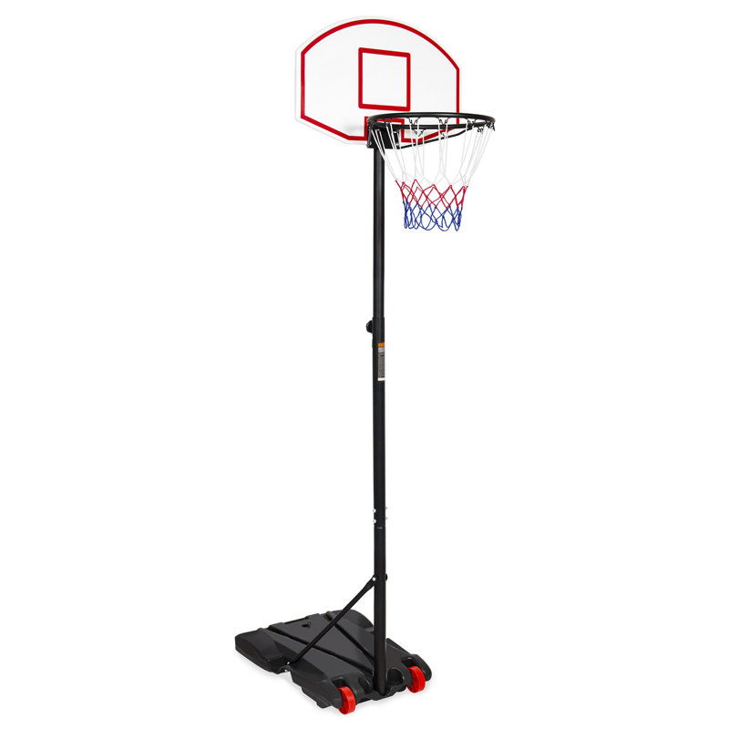 Panier de basketball dans le sol Wewdlgl, Blanc / noir