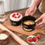 Moules à charnières pour mini gâteaux au fromage, fond amovible et antiadhésif, antiadhésifs, démoulage facile, 25 pièces, (gris)-136178157