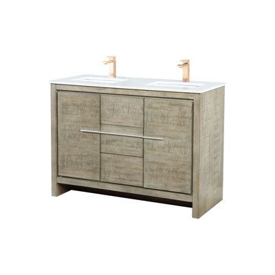 Ensemble de meuble-lavabo double l 48 po x P 20 po Lafarre