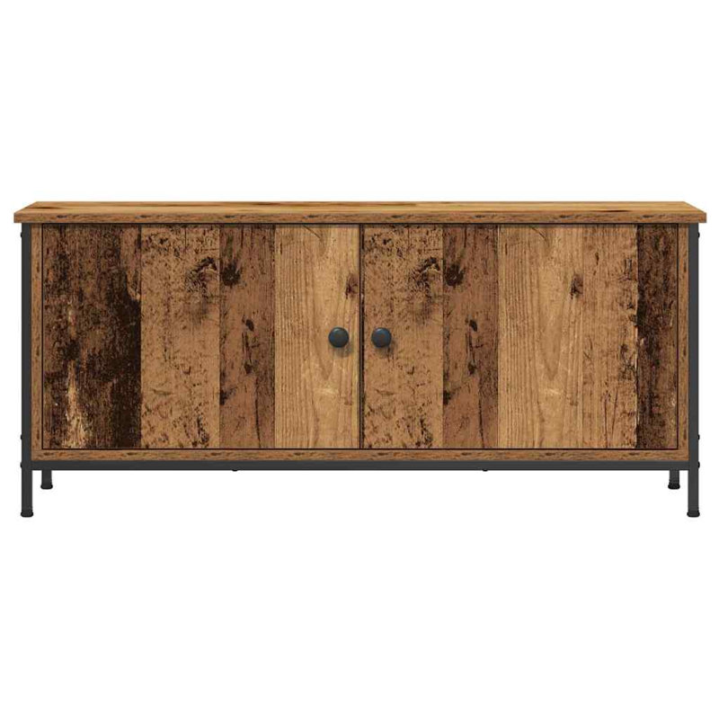 TV Cabinet Engineered Wood, Old Wood, 45cm H x 100cm L x 35cm W