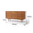 All Solid Wood Exquisite Drawer Storage Cabinet 62.99 " W Cherry Solid Wood Sideboard