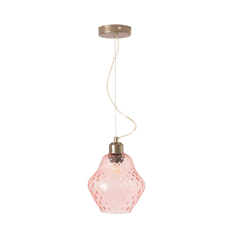 Grayvik 1 - Light Single Pendant, Rose Pink, Pink