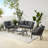 Tommas 4 - Person Patio Conversation Set with Cushions