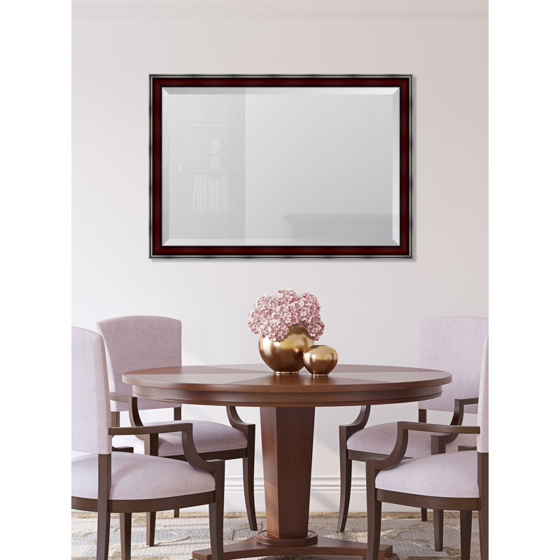 Flat Wall Mirror, Brown