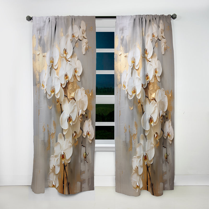 Rideau en velours traditionnel obscurcissant Danley, L 52 po x L 120 po